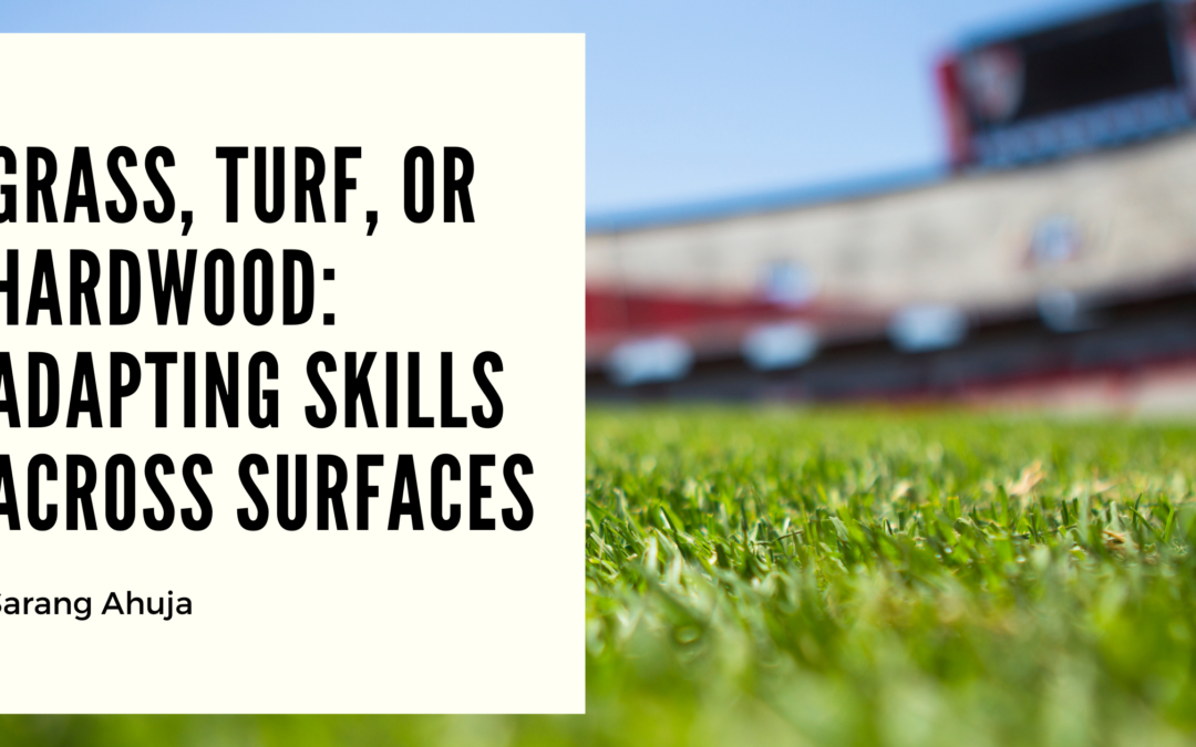 Grass, Turf, or Hardwood: Adapting Skills Across Surfaces
